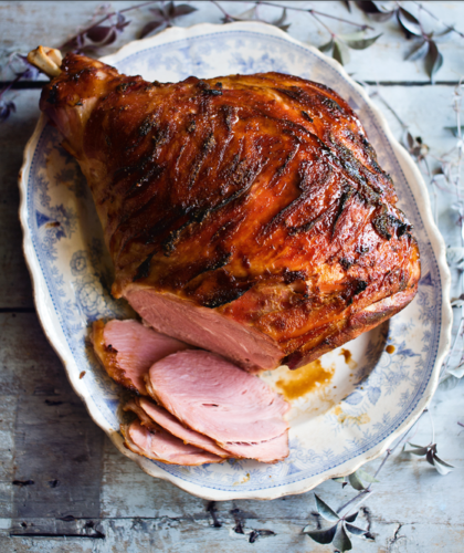 Baked Christmas ham