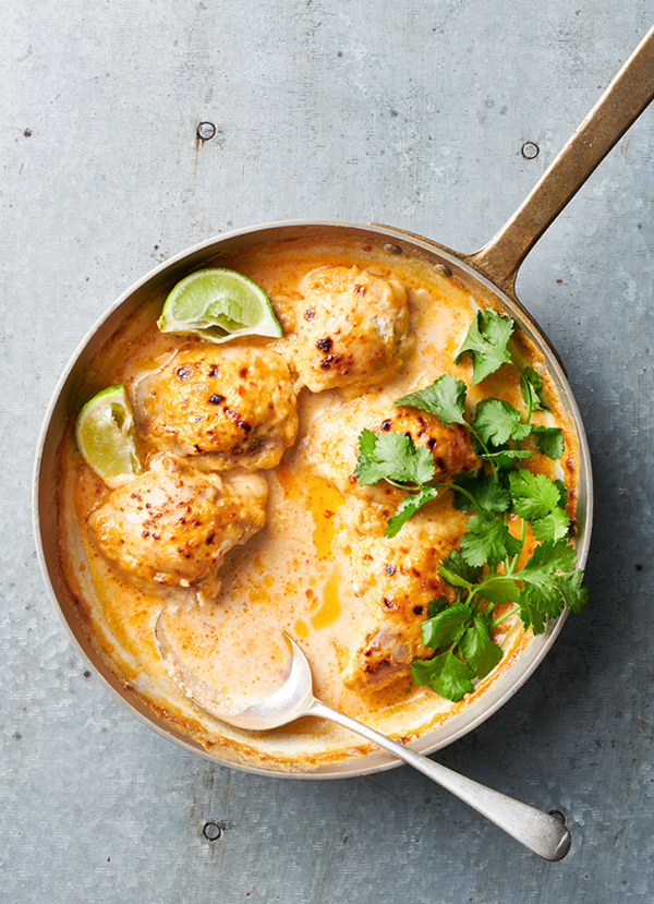 Baked coconut and chilli sambal chicken