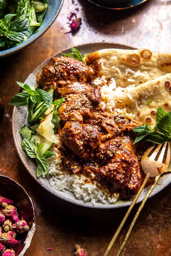 Baked coconut chicken tikka masala