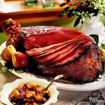 Baked country ham
