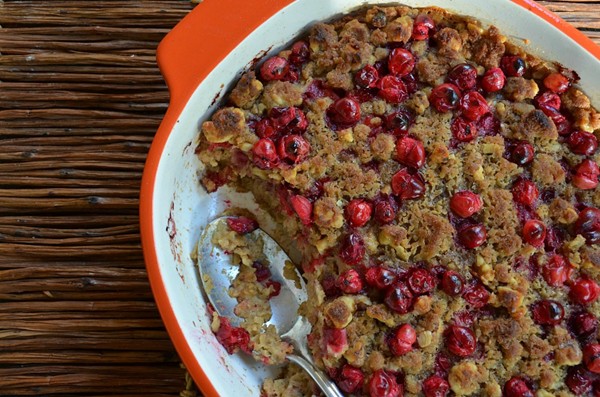 Baked cranberry oatmeal