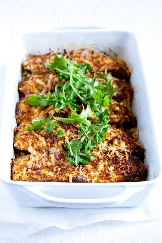 Baked croque-monsieur casserole