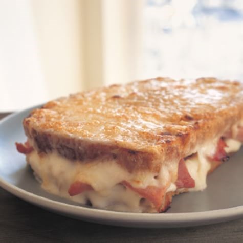 Baked croque monsieurs