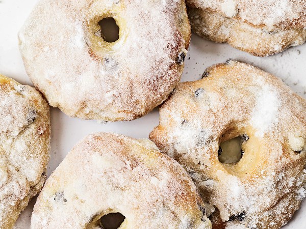 Baked currant doughnuts [Christy Timon]