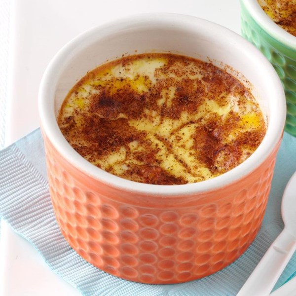 Baked custard