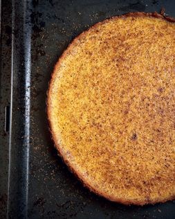 Baked custard tart