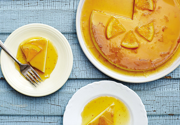 Baked custard with caramel sauce (Leche asada)