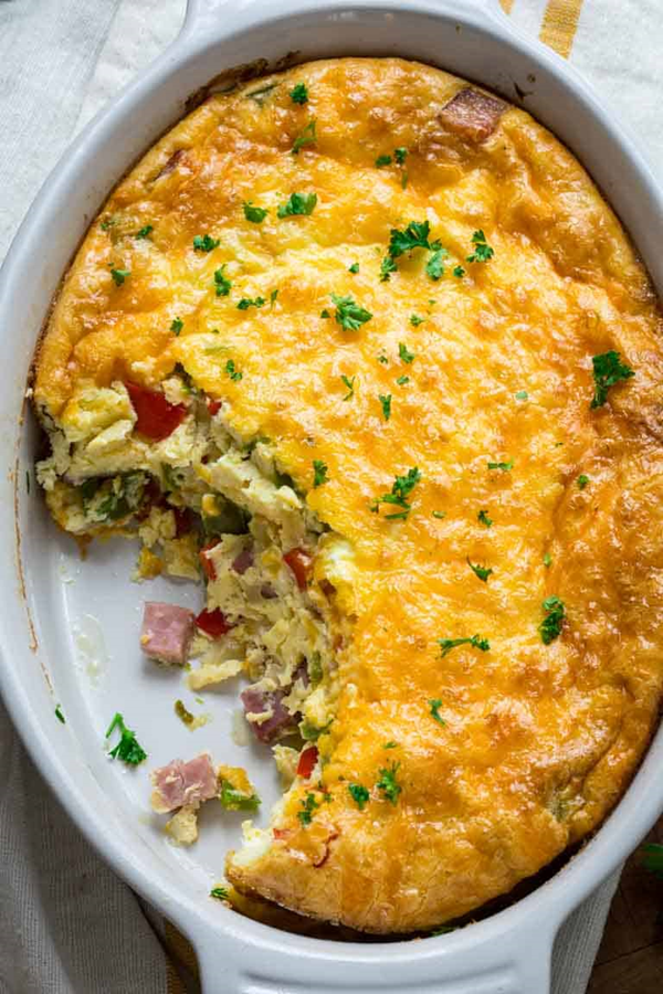 Baked Denver omelet
