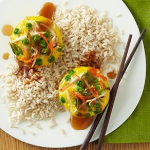 Baked egg foo yong
