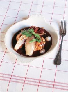 Baked egg with Roquefort cheese (Oeuf cocotte au Roquefort)