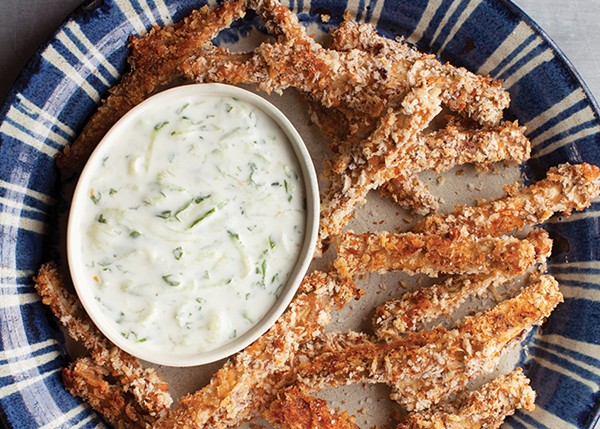Baked eggplant fries