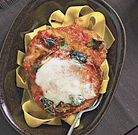 Baked eggplant "Parmesan"