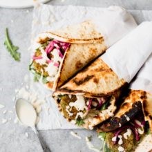 Baked falafel