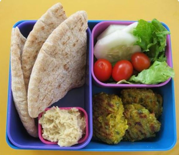Baked falafel