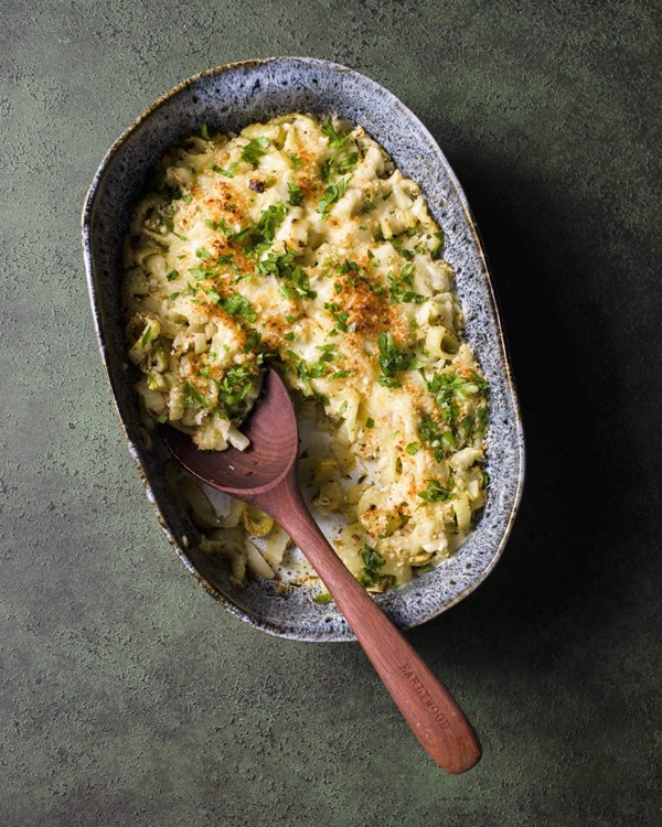 Baked fennel with three cheeses