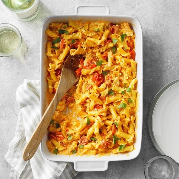 Baked feta pasta