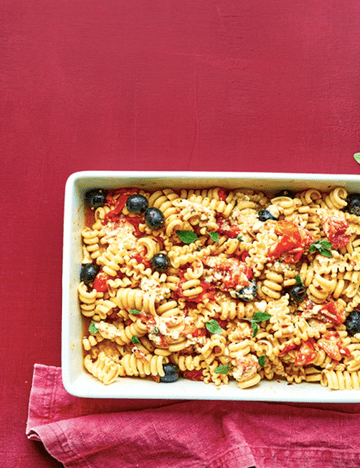 Baked feta pasta