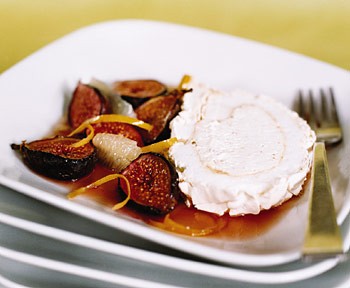 Baked figs in lemon syrup