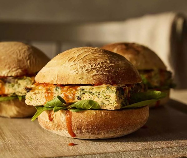 Baked frittata roll