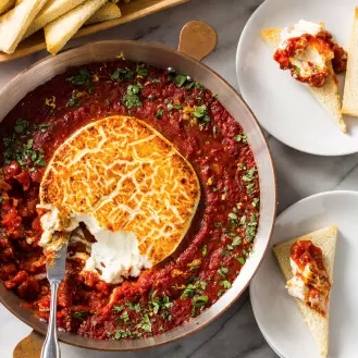Baked goat cheese