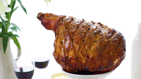 Baked Guinness ham