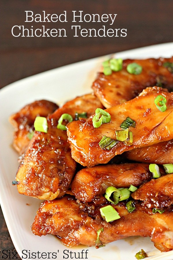 Baked honey chicken tenders
