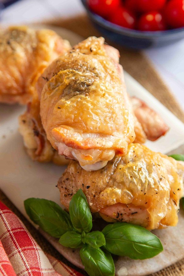 Baked Italian chicken thighs