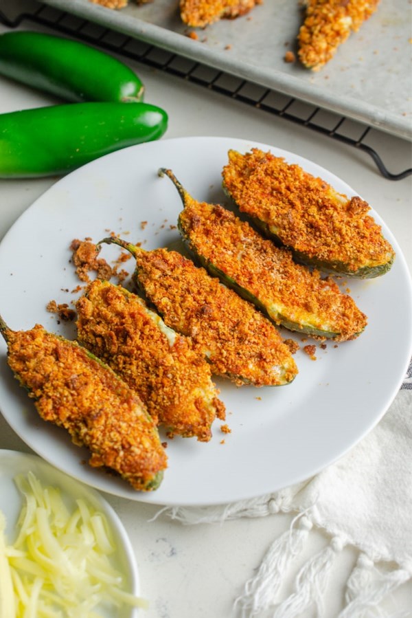 Baked jalapeño poppers