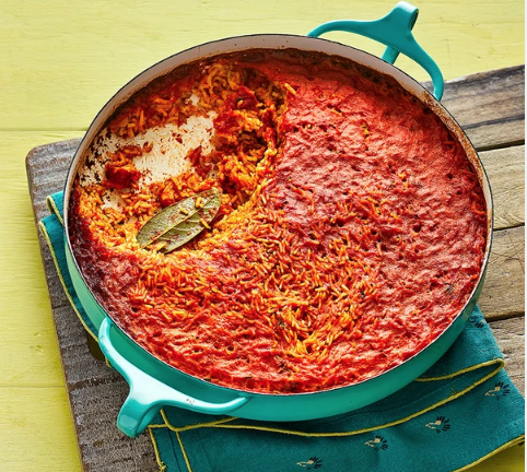 Baked jollof rice