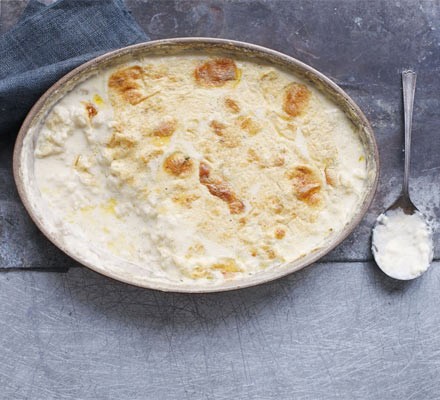 Baked lemon & rice pudding