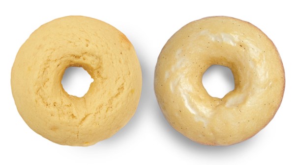 Baked lemon doughnuts
