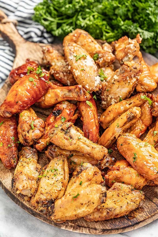 Baked lemon pepper wings