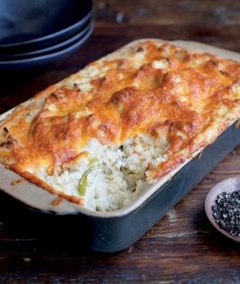 Baked mashed potatoes