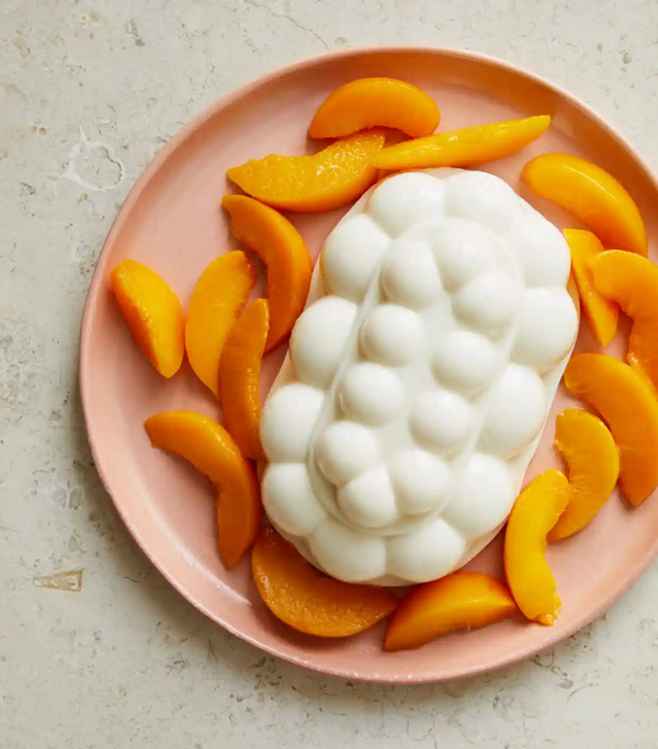Baked milk yoghurt jelly