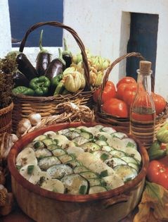 Baked mixed vegetables (Briam)