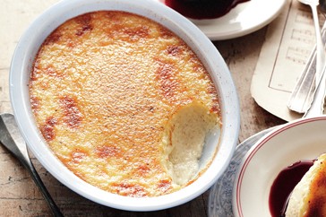 Baked nutmeg custard