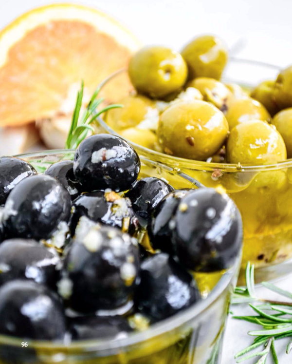 Baked olives (Aceitunas al horno)