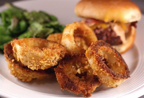 Baked onion rings