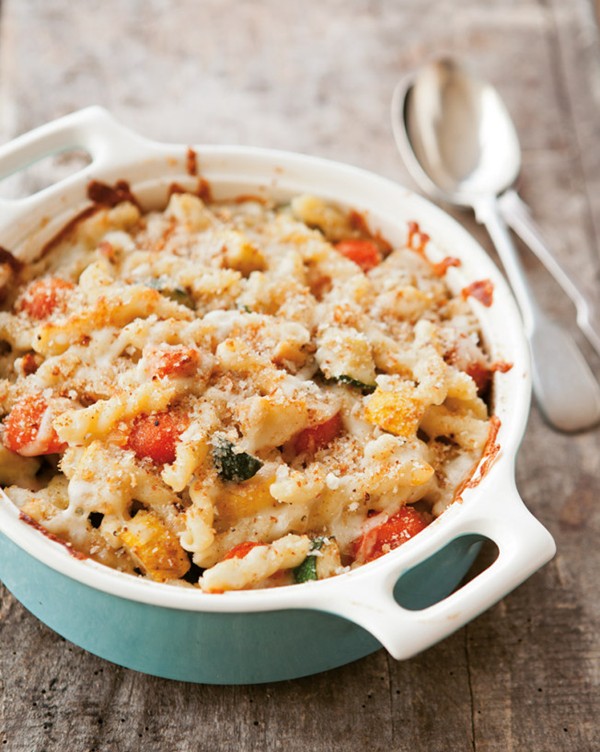 Baked pasta primavera 