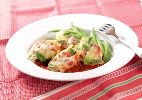 Baked pasta shells