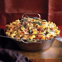 Baked pasta with butternut squash