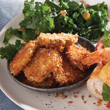 Baked pickle chips