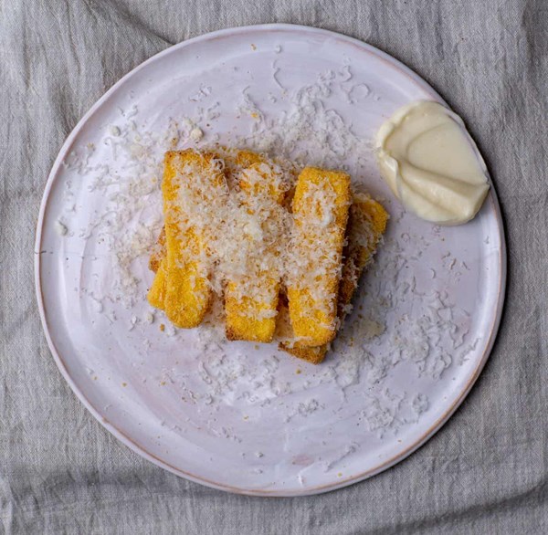 Baked polenta fries