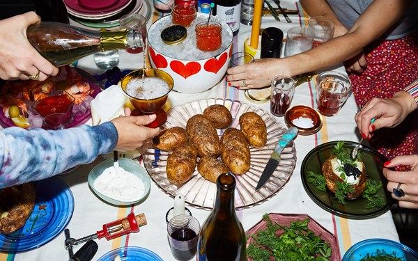 Baked potato bar