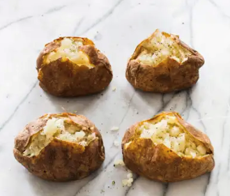 Baked potatoes
