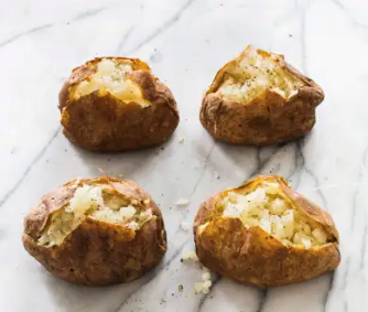 Baked potatoes