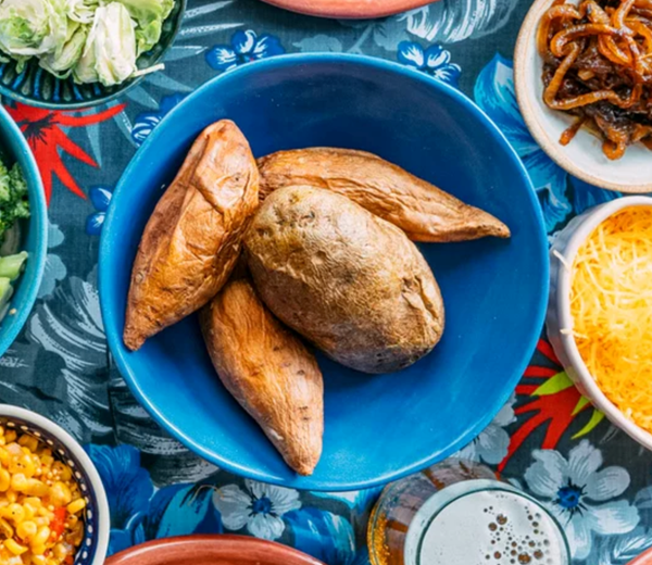 Baked potatoes
