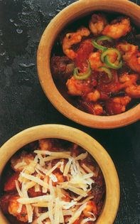 Baked prawns (Karides guvec)