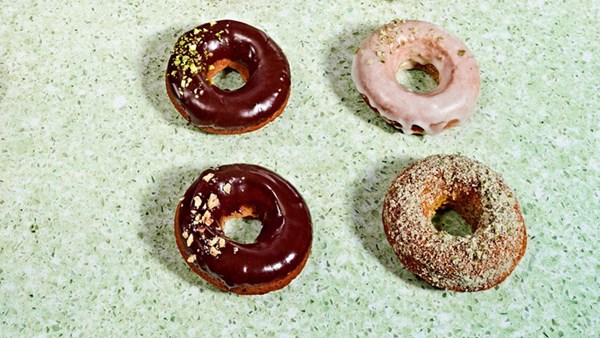 Baked pumpkin doughnuts