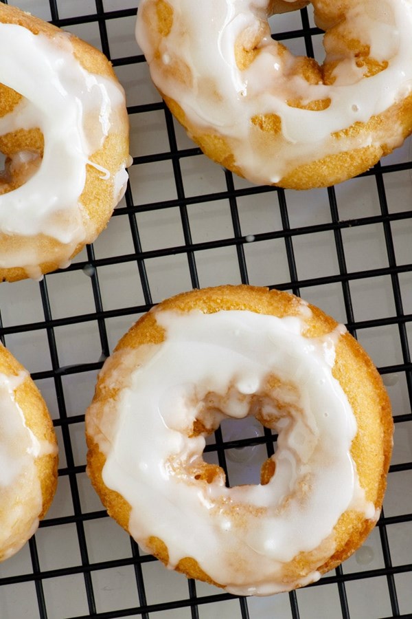 Baked pumpkin doughnuts